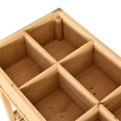 Outsunny Huerto Urbano De Madera 120x60x81 Cm Jardinera Elevada Para Cultivo De Plantas Flores Con Estante Inferior Para Jardín Terraza Exterior Natural -Tienda de muebles de jardín a3f5298eb6e796ab1c2da79d204bd35ef42ec535 c504e9a1ae8d4728bacc342d41f7bd82