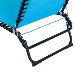 Outsunny Tumbona Plegable Y Ajustable De 4 Posiciones Silla Reclinable De Jardín Con Sistema De Cordones Para Exterior Marco Acero 197x58x76 Cm Azul Claro -Tienda de muebles de jardín a53f6896af6e795382b08aad7fad0694e46bce89 f5e02a848bd046dfaacdbc061d03dde0