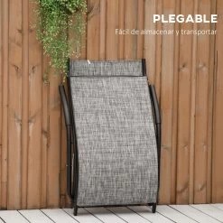 Outsunny Tumbona Plegable De Jardín Con Reposabrazos Reposapiés Respaldo Transpirable Y Marco De Metal Ergonómico Para Terraza Playa Camping 170x62x68 Cm Gris 17 Outsunny Tumbona Plegable De Jardín Con Reposabrazos Reposapiés Respaldo Transpirable Y Marco De Metal Ergonómico Para Terraza Playa Camping 170x62x68 Cm Gris -Tienda de muebles de jardín a6247a58cd63de5149f7be06fe1ea34425beb724 e98e01a12ae0430b9fd6a265a77c45d9