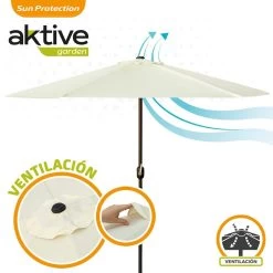 Sombrilla Para Terraza Y Jardín Ø270 Cm C/protección UV50 Aktive -Tienda de muebles de jardín a6da3bf1aaed72df204287091fbb75759813bdd1 61f1e4ef3e1147b0a1cf49918ba223a7