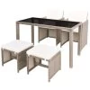 Set Comedor De Jardín 5 Piezas Y Cojines Ratán Sintético Beige VidaXL -Tienda de muebles de jardín a85c11c4900e71640119d35267371f193c5a747a 130ad3761b704d5ead49adfbb59cb910