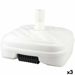 Base Para Sombrilla Aktive 56 X 40 X 56 Cm Blanco Plástico (3 Unidades)