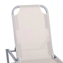 Outsunny Tumbona De Jardín Con Respaldo Ajustable En 5 Posiciones De Aluminio Y Texteline Para Terraza Patio Exterior 163x58,5x91 Cm Beige -Tienda de muebles de jardín a9ddeb5c56e1d00a629056b80950bef059092968 86f7566396f247e6b20b022784615130