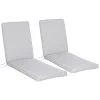 Outsunny Conjunto De 2 Cojines Para Tumbona De Exterior 183x55x7 Cm Desenfundables Lavables Y Acolchados Almohadillas De Algodón Para Sillas De Jardín Terraza Balcón Gris -Tienda de muebles de jardín aa065df6df4cfac566de39a2c4bac63c85f826d9 170be329e26a43349ac8a5220d674d9d