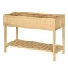 Outsunny Huerto Urbano De Madera 120x60x81 Cm Jardinera Elevada Para Cultivo De Plantas Flores Con Estante Inferior Para Jardín Terraza Exterior Natural 1 Outsunny Huerto Urbano De Madera 120x60x81 Cm Jardinera Elevada Para Cultivo De Plantas Flores Con Estante Inferior Para Jardín Terraza Exterior Natural -Tienda de muebles de jardín aa11c80e6c0447fd60a014af52b45ac83bd20dc9 c5b5a703b29c4d59a3deb48472bf82b4