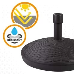 Base Para Sombrilla Circular Antracita 25-48 Mm Aktive -Tienda de muebles de jardín aabe2a36141b6b7cb40160a7f89a8fae724047c0 2e4b76b68cec43059a31417b149e293b