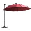 Outsunny Parasol Sombrilla De Jardín Ø300 Cm De Diámetro Con Manivela Y Poste Giratorio 360° Techo Inclinable En 6 Posiciones Base Cruzada Incluida Rojo -Tienda de muebles de jardín ab4a9cb0e4b408493e9774e31d6e90e120dc462d 390b0a99185448e988f236b27d53ea8f