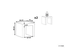 Conjunto De 2 Sillas De Jardín De Cemento Reforzado Gris TARANTO -Tienda de muebles de jardín ac94c1ef631d785ae40692934b43970189058115 c35b1b72536f4cedae3ae49a7c530b83