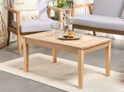 Conjunto De Jardín 4 Plazas Con Mesa De Madera De Acacia Clara/gris Pardo PALLANO -Tienda de muebles de jardín ad30a8f5076e95ae4623d18448b399d0a94d555a 9b0016c6f3c94216a634fb40d2d772e3