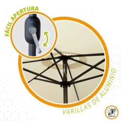 Parasol Hexagonal 300 Cm Color Crema Mástil Aluminio Aktive Garden -Tienda de muebles de jardín afca6a8d0ec429c7c960b7d0915aeabf19dcbf65 a394a128e6704ba39b23a9f6faef6fb2