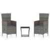 Set De Muebles De Jardín 3 Pzas Y Cojines Ratán Sintético Gris VidaXL -Tienda de muebles de jardín affff6ed82d57a294e4f9dcc3d184eaff0ad78be 996c417049ef425e96a5fb17dc11a3e1