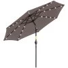 Outsunny Sombrilla De Jardín Con 32 Luces LED Solares Ø265x233 Cm Parasol Inclinable Con Manivela Y Poste De Acero Para Terraza Patio Exterior Gris -Tienda de muebles de jardín b13199c87db76b491a115b96a289c32afe4fd84e a02e4f54e64e46fc9c4cc1562b0b4c15