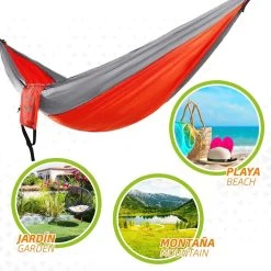 Hamaca Colgante Camping Ultraligera C/accesorios De Montaje Aktive -Tienda de muebles de jardín b2160ca388bdeae08d47d814bf43ca34e3b1dc8a c1fdcc11f32b4e9da41abec4502823d9