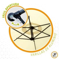 Parasol Excéntrico Banana 270 Cm Crema Mástil Aluminio Aktive Garden -Tienda de muebles de jardín b27b07991f977fc46f9fb2c922d2f16fe780a070 115549c4dac942c893c92eaf1a9df672