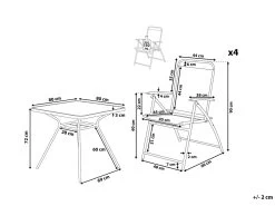 Conjunto De Jardín En Acero Negro Con 4 Sillas LIVO -Tienda de muebles de jardín b3945e4d336f504d476ab3d2e6e0bfb24d75777b 3b22ee1130374fccbdfd91484e81d71d