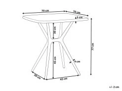 Mesa De Balcón De Material Sintético Blanco 70 X 70 Cm SERSALE 11 Mesa De Balcón De Material Sintético Blanco 70 X 70 Cm SERSALE -Tienda de muebles de jardín b3a0d72dafd8ba47811a0db2c3b6090f23be19e6 06167cf8983549359ffa2a6f436c40f7