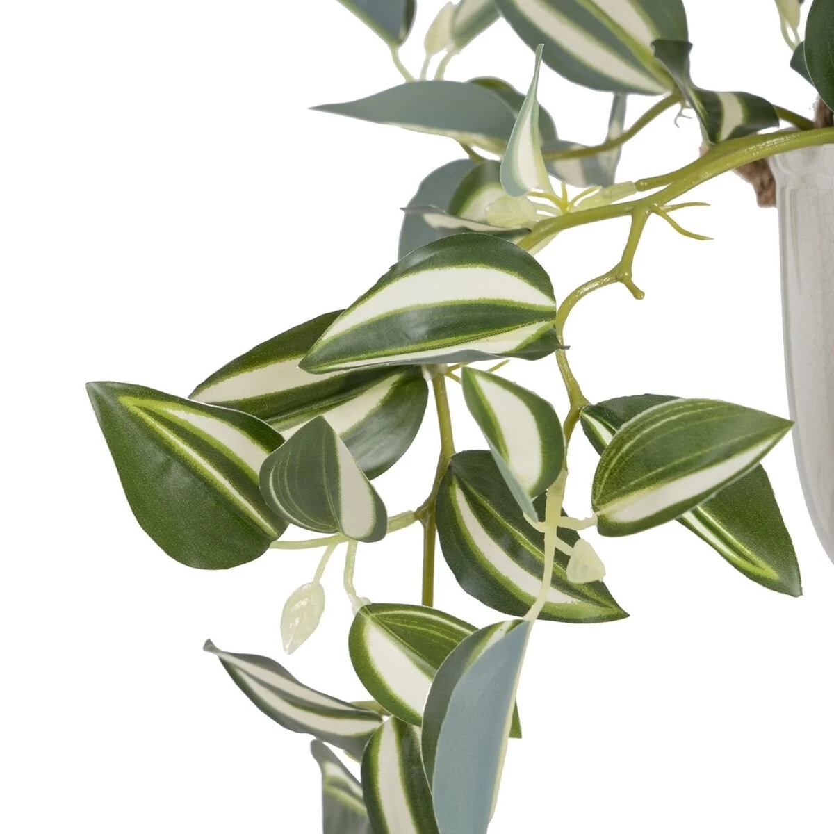 Planta Decorativa 24 X 35 X 25 Cm Blanco Verde PVC 6 Planta Decorativa 24 X 35 X 25 Cm Blanco Verde PVC - Imagen 4