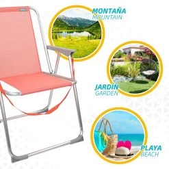 Silla Plegable Fija Aluminio Coral Aktive -Tienda de muebles de jardín b4b0f01a5649be3b8c440b9bc3e4a806c27a20ab 0ea72bc5c61045c49bfd0735e52d889d