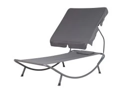 Tumbona De Jardín Metal Gris Con Techo Ajustable TERNO -Tienda de muebles de jardín b749aced9c2062b2cd3cd7c067098c4e05206351 ab1d67da11034d78a7e627504eff487f