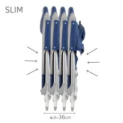 Silla De Playa Multiposición Plegado Slim C/cojín Y Bolsillo Aktive -Tienda de muebles de jardín b7daac96a0aecfedb053175f0440fbe378a8769d 4 9aa24ad516584557934dfb700ae1222d