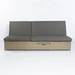 BARI DOBLE Tumbona Multiposiciones Gris