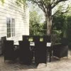 Juego De Comedor De Jardín 9 Pzas Con Cojines Ratán PE Negro VidaXL -Tienda de muebles de jardín b90400aecbae2b84a8d32a27d623ccf74dbc8eb0 9df1134a491144dc8158c05d839aa2db