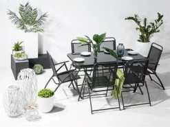 Conjunto De 6 Sillas De Jardín De Metal Negro LIVO 19 Conjunto De 6 Sillas De Jardín De Metal Negro LIVO -Tienda de muebles de jardín bb10ec9136d59d868e57c416d0b202496ab2811a 9de68b85508646ef9a2495514126be1e