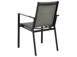 Conjunto De 4 Sillas De Jardín De Metal Negro/gris/madera Clara BUSSETO -Tienda de muebles de jardín bb3be0b1dad8be5e5f85b757bd6eb0e554f737fe 9bf2fdca5d32470b86fd8c803304ca0e