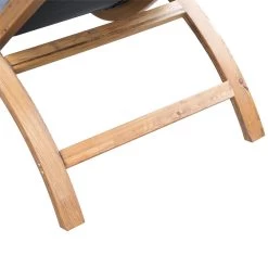 Outsunny Tumbona Hamaca 161x72x68cm Jardin Terraza Playa Piscina Patio Hotel Madera Negro -Tienda de muebles de jardín bd2772ac1091227c4e4e747cedce19bd788a839c 90e71d96727246b8a5efae49805c53a4