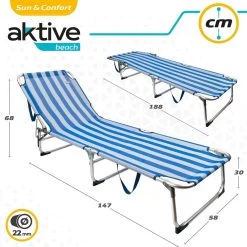 Tumbona Plegable De Aluminio 3 Posiciones Aktive Beach 15 Tumbona Plegable De Aluminio 3 Posiciones Aktive Beach -Tienda de muebles de jardín bec2e0b2e73beb451a29476c0e6e1ed116a06529 799f68e2bf214ad5a30c3d2a3fcbdf60