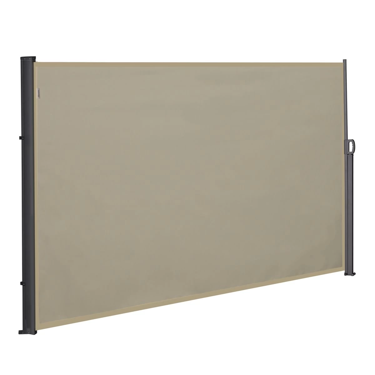 Outsunny Toldo Lateral Retráctil 300x180 Cm Pantalla Enrollable Mampara De Privacidad Y Protección Solar Para Balcón Terraza Color Crema 3 Outsunny Toldo Lateral Retráctil 300x180 Cm Pantalla Enrollable Mampara De Privacidad Y Protección Solar Para Balcón Terraza Color Crema