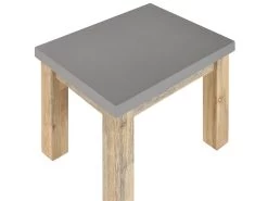 Conjunto De 2 Taburetes De Jardín De Cemento Reforzado Gris/madera Clara OSTUNI -Tienda de muebles de jardín bfba10d35de05f5db9dadb07db6074afb6b126bb a6daf17a87bd4f9a91471ed3fa687b5c