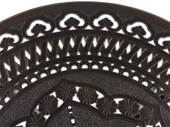 Mesa De Jardín De Metal Marrón Oscuro ⌀ 102 Cm SALENTO -Tienda de muebles de jardín c0d7242a20d1413a83ca812e47d92ffeda5c2dd4 41c6d1a342844d4e906a480c0b48e2a8