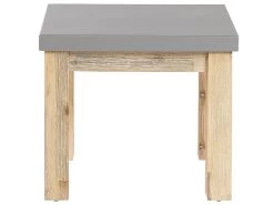 Taburete De Jardín De Cemento Reforzado Gris/madera Clara OSTUNI -Tienda de muebles de jardín c2f110eb95e91c00488ddedd88d9ef9bec154aaa a576149c2f4642f8a83fd8d4e7c42e7f