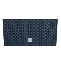 Prosperplast Jardinera Para Balcón Rato Case , Dimensiones (Mm) 395X185X195, Color Antracita