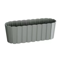 Prosperplast Jardinera Para Balcón BOARDEE BASIC 4,9L., Dimensiones (mm) 383x144x130, Color Gris Piedra
