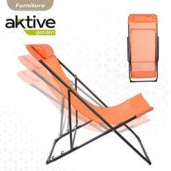 Silla Tumbona Plegable De Jardín Multiposición Naranja Con Asa Aktive -Tienda de muebles de jardín c69b4728a5a0f38a143713f5aa72f8d1a1d4fa84 8ca9c0f3c4c64dc488c676a106cdc7a4