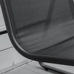 Outsunny Conjunto De Muebles De Jardín 3 Piezas Mesa De Vidrio Templado 44x44x41 Cm Y 2 Sillas 62x80x75 Cm Con Reposabrazos Y Respaldo Transpirable Para Terraza Balcón Negro -Tienda de muebles de jardín c7aec70ee54ce54bacfe78571d9e7d133a49fca9 65cf25655812479d8b288057e07d5133