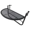 Outsunny Mesa Colgante De Balcón Semicircular 60x45x50 Cm Ajustable En Altura Simple Y Conveniente Para Barandilla De Balcón Terraza Patio -Tienda de muebles de jardín c7afd59f930513375453b233bfd88b0cb2d4237f e6beae1d57194e12a0e58b031a09a99f 1