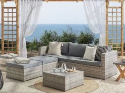 Conjunto De Sala De Estar 5 Plazas De Ratán Gris Pardo Izquierdo SABBIA -Tienda de muebles de jardín c9ec03485b14ffc84ed6ad39b80d0aaa761ffc9b 52e947a716244d05bd3f0c48ae3b94dd
