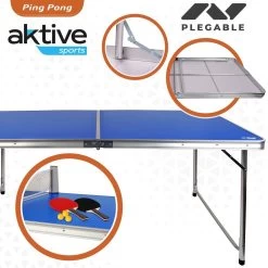 Mesa Ping Pong Plegable De Camping Aktive -Tienda de muebles de jardín ca9c14f76bee4d2e9f526c4653b70d14533f629a 69b6e5eb70be4c24bcfea9bdff15bb52