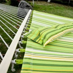 Outsunny Hamaca Colgante De Algodón Para Jardín Camping Playa Picnic Con Almohadilla 188x140cm Con Carga De 180 Kg -Tienda de muebles de jardín cb796c0fe3fc87fe782ab15cf8afaa8fb9813640 bb7fd24a9def4bf68783b240982eb7e9