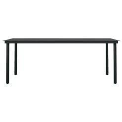 Juego De Comedor Para Jardín 9 Piezas Con Cojines Negro VidaXL -Tienda de muebles de jardín cc166b0913d917689af7f352dca4c5738ba3f595 a5557956749441d0be90dfb1b93e761d