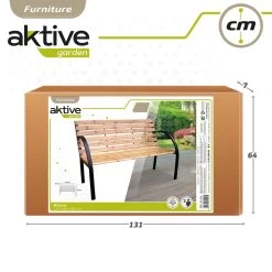 Banco De Jardín De Madera Clara 2 Personas Aktive -Tienda de muebles de jardín cd4d2567d12b0a6928bc286ee8b9ff8acd2780bc 87ac5da8f1d4401db45e9db70e3c682d
