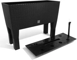 Jardinera Rato 72 Litros Con Riego En Color Antracita 80 X 33 X 65 Cm Con Patas -Tienda de muebles de jardín ce1a8b7707e46233e0dafc462938f092ebdb81a2 24ab5a09013f4d3b883f6bdbcd161ca7