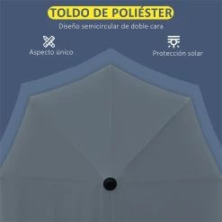 Outsunny Sombrilla De Pared De Jardín 200x190x240 Cm Parasol Con Manivela Poste De Acero Y Base Cruzada Protección Solar Para Terraza Balcón Exterior Gris 17 Outsunny Sombrilla De Pared De Jardín 200x190x240 Cm Parasol Con Manivela Poste De Acero Y Base Cruzada Protección Solar Para Terraza Balcón Exterior Gris -Tienda de muebles de jardín ce7603847dc97e8cf1f7085e6cfdf47c0cd187c3 70dba7e7cec64f1caf4baf02e1c4fa21