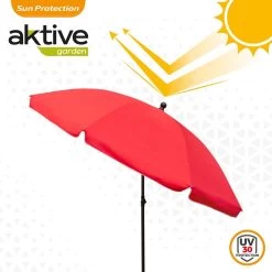 Sombrilla Jardín 240 Cm UV30 Color Rojo Aktive Beach 11 Sombrilla Jardín 240 Cm UV30 Color Rojo Aktive Beach -Tienda de muebles de jardín cee3c9c54ac924074e632653d6c883d4fdcd4efc 513eeb69b5fe4e0995ac775a8ac4fed9
