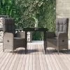 Set Comedor Jardín 3 Pzas Y Cojines Ratán Sintético Negro Gris VidaXL -Tienda de muebles de jardín cf8bbd9dd9b12191f03a1df2d16e0f5239f94b99 a7b608d5fc1340b488ddf920bb1445cc