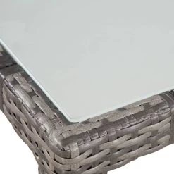 Set De Comedor De Jardín 5 Pzas Y Cojines Ratán Sintético Gris VidaXL -Tienda de muebles de jardín cfecc03199d6337c6db7b1b169b647cd78bcabfd e861fba8790f47998350dc26ff99e909