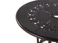 Mesa De Jardín De Metal Marrón Oscuro ⌀ 65 Cm BOVINO -Tienda de muebles de jardín d0f5d3cef8b399a2f13e126f381aa0d02d4b6473 e6683bed80b640bc828a94fae573467b